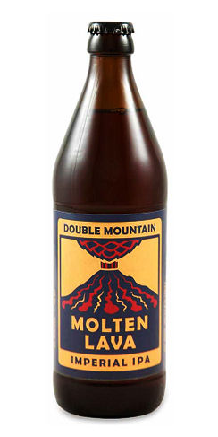 Double Mountain brewery Molten Lava Double IPA beer