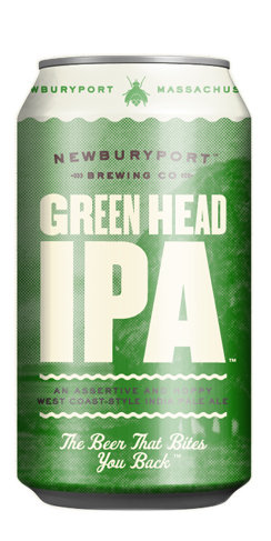 Newburyport Green Head IPA Beer