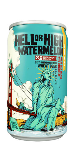 Hell or High Watermelon 21st Amendment Beer