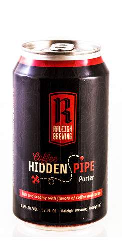 Coffee Hidden Pipe Porter Raleigh Brewing Beer
