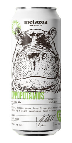 Hoppopotamus IPA, Metazoa Brewing Co.