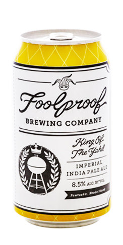 Foolproof Beer King of the Yahd Imperial IPA
