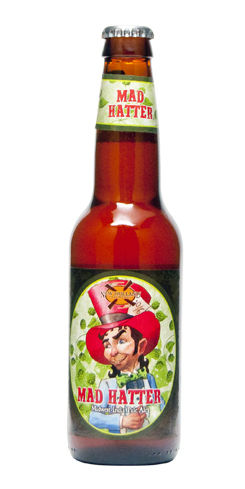 New Holland Brewing Art MAD HATTER IPA Alice in Wonderland Beer Draft Tap Handle 