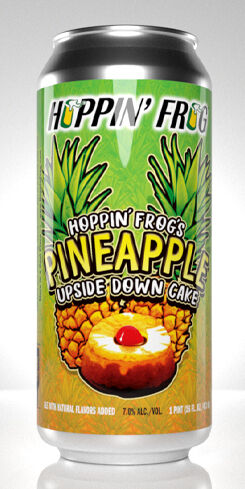 Pineapple Upside Down Cake Beer, Hoppin Frog Brewery