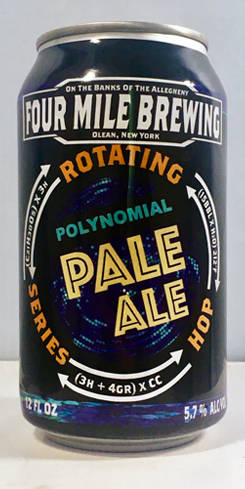Polynomial Pale Ale, Four Mile Brewing