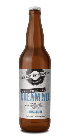 Real Vanilla Cream Ale, Garage Brewing Co.