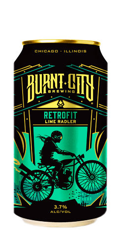 Burnt City Beer Retrofit Lime Radler
