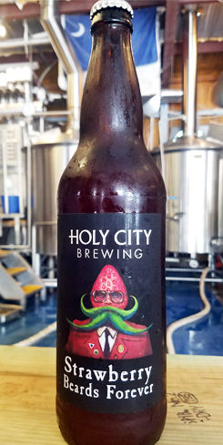 Strawberry Beards Forever by Holy City Brewing