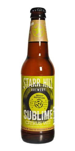 Sublime Citrus Wit by Starr Hill Brewery