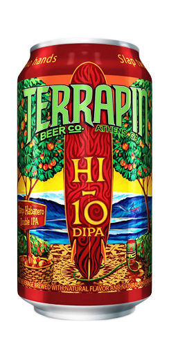 Terrapin Hi-10 Mango habanero Double IPA beer