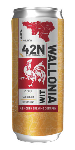 Wallonia Wit, 42 North Brewing Co.