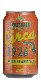 Circa 1926 Tangerine Wheat, Darwin Brewing Co.