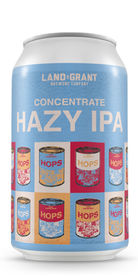 Concentrate Hazy IPA, Land-Grant Brewing Co.