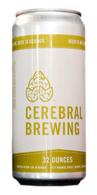 Cerebral Brewing Rare Trait IPA beer crowler
