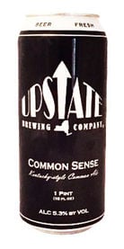 upstate brewing common sense beer