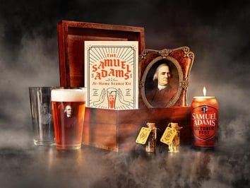 Samuel Adams Invites You To Have a Cold Sam Adams... With A Cold Sam Adams