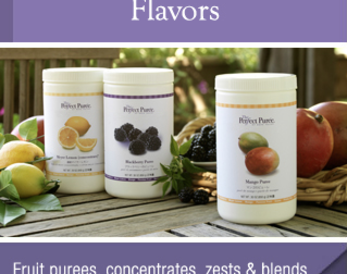 Fruit, purees, concentrates, zests and blends.