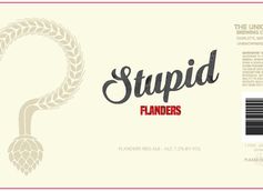 Stupid Flanders Red Ale by The Unknown Brewing Co.