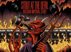 Stout at the Devil by Evans Brewiing Co.