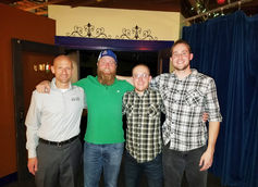 Brewers (left to right): Rob Kevwitch, Nate Wannlund, Steve Nolan, Tyler Swaim