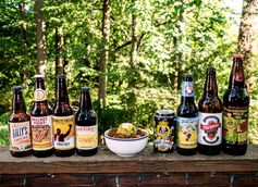 A chili beer lineup that would make Texas Pete shed a tear. (Credit: Betsy Burts)