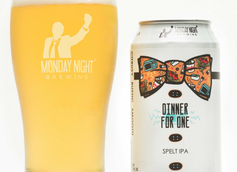 Monday Night Brewing Unveils Dinner for One Spelt IPA