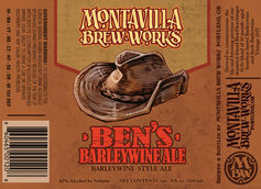 Montavilla Brew Works First Bottled Beer Ben's Barleywine