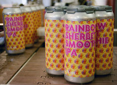 Oakshire Brewing Releases Rainbow Sherbet Smoothie IPA in Cans for First Time