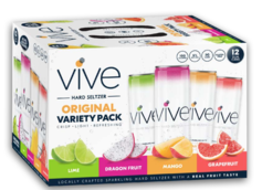 VIVE Hard Seltzer Refreshes Packaging
