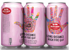 Warped Wing Brewing and Land-Grant Brewing Co. Team Up on Long-Distance High Five Gose