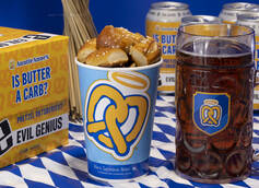 Auntie Anne's and Evil Genius Beer Co. Team Up for Oktoberfest Lager