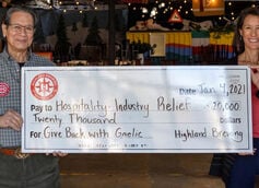 Highland Brewing Co.'s "Give Back with Gaelic" Campaign Raises 20K for Hospitality Community