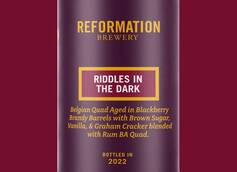 Reformation Brewery Unveils Riddles in the Dark Barrel-Aged Quadrupel