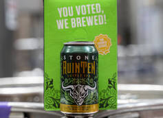 Stone Brewing’s #1 Voted Fan Favorite Beer, RuinTen Triple IPA, Now Available Nationwide 