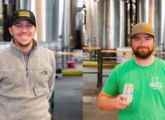 Urban South Brewery Head Brewer Alex Flores and Lead Brewer Eric Epps Talks Raspberry Flapjack