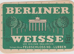 Berliner Weisse Old Advertisement