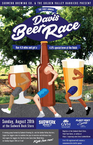 Davis Beer Race poster
