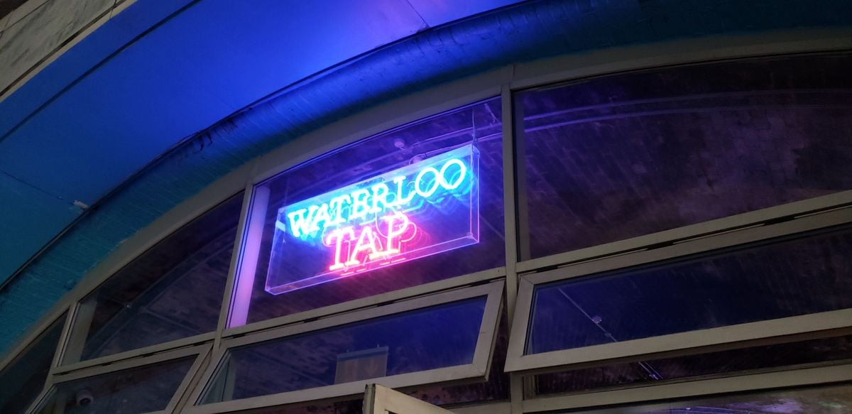Waterloo Tap sign