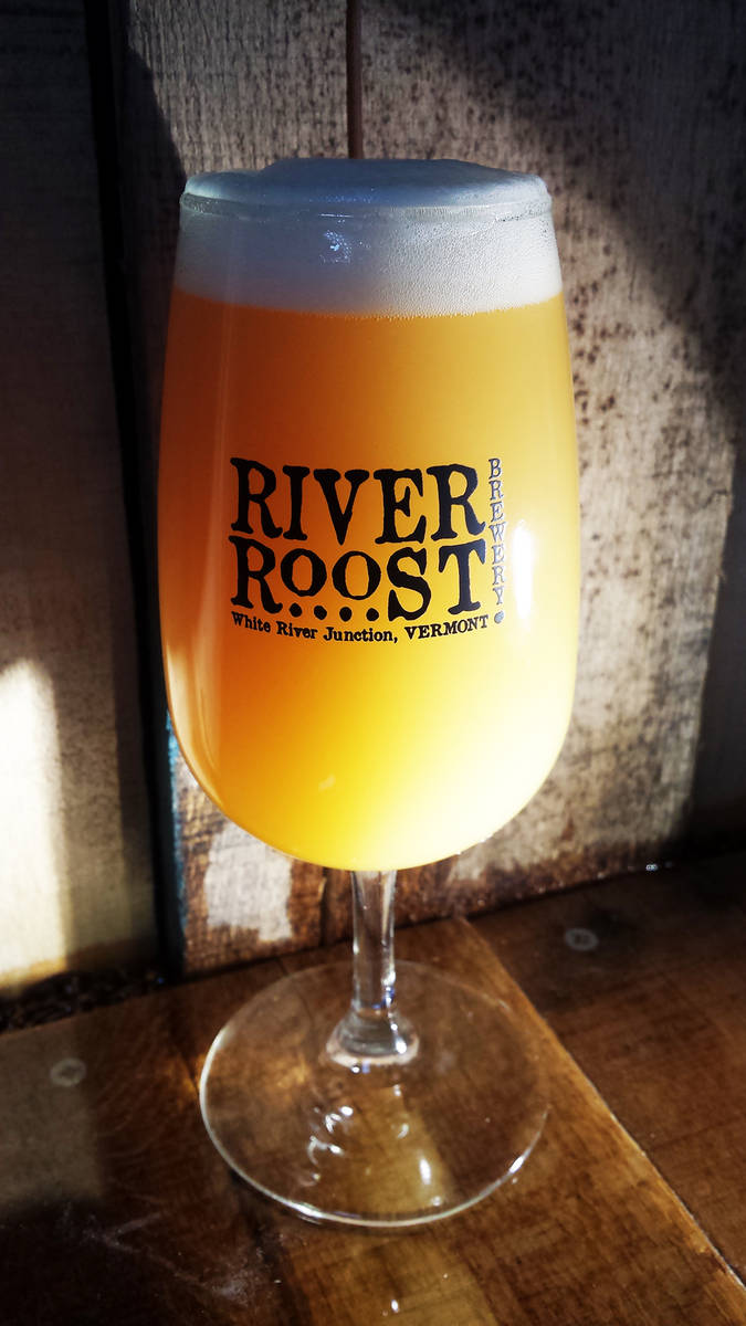 river roost brewery martian moon house glass