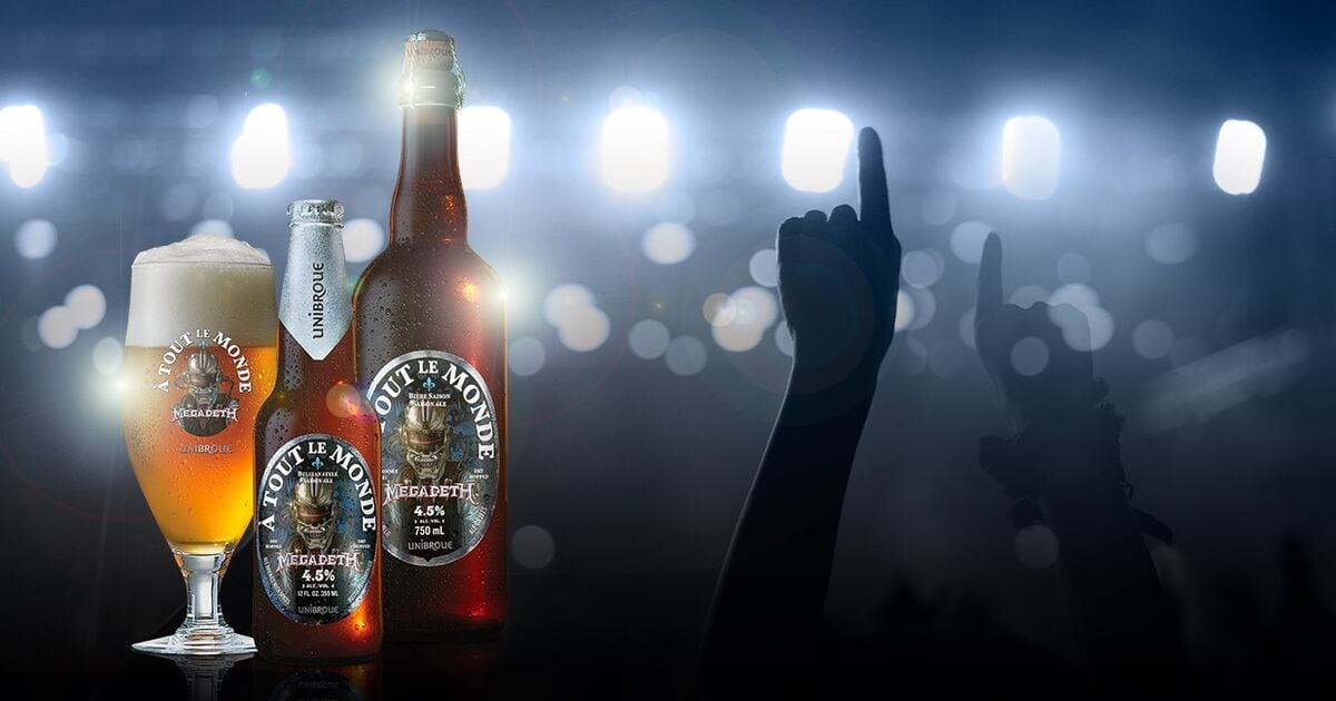 unibroue a tout le monde megadeth collaboration beer