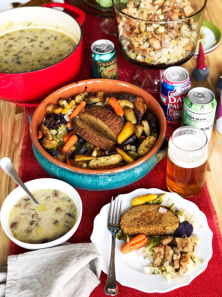 Vegan Holiday Beer Feast