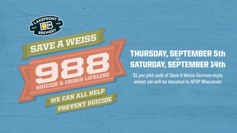 Lakefront Brewery Supports Suicide Prevention With New Beer and Event