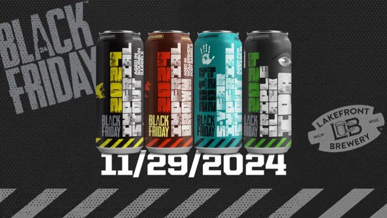 Lakefront Brewery Unveils Their 2024 Lineup of Black Friday Beers for Year 14