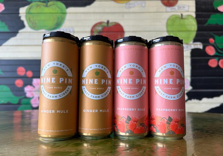 Nine Pin Ciderworks Releasing Ginger Mule & Raspberry Rosé