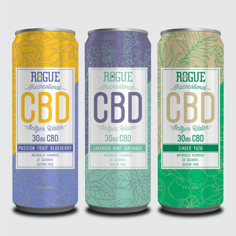 Rogue Ales & Spirits Launches Low-Calorie Recreational CBD Seltzer Water