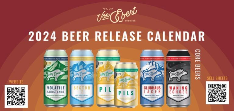 Von Ebert Brewing Unveils 2024 Beer Release Calendar and Expands Production