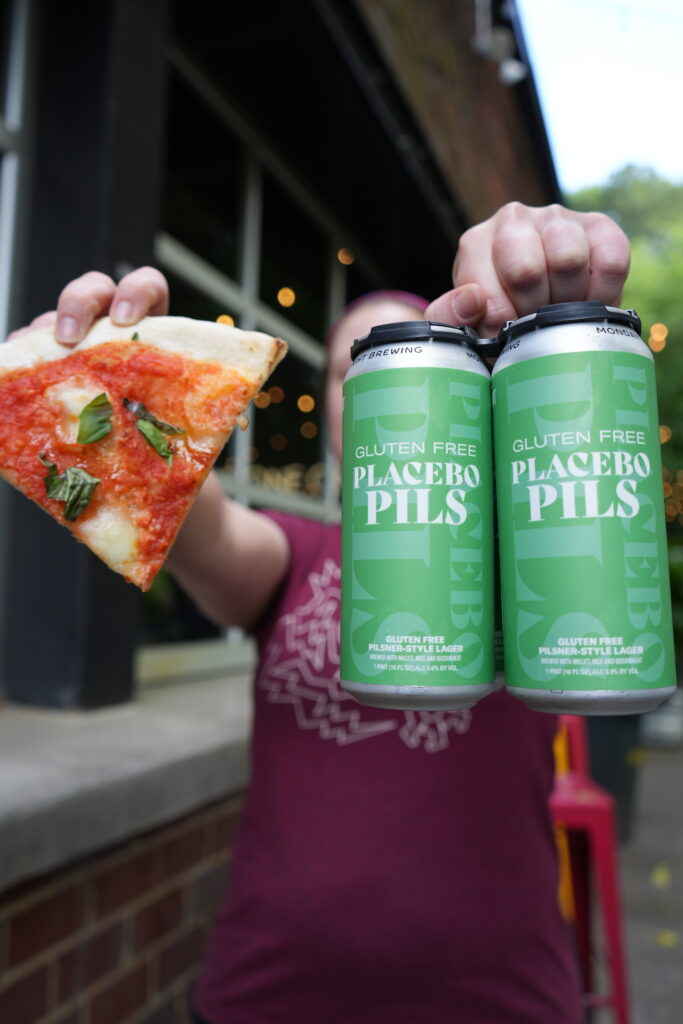 GF Placebo Pils and GF Pizza 3