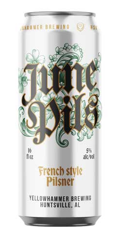 Judge’s Review: 86 Rating – June Pils by Yellowhammer Brewing