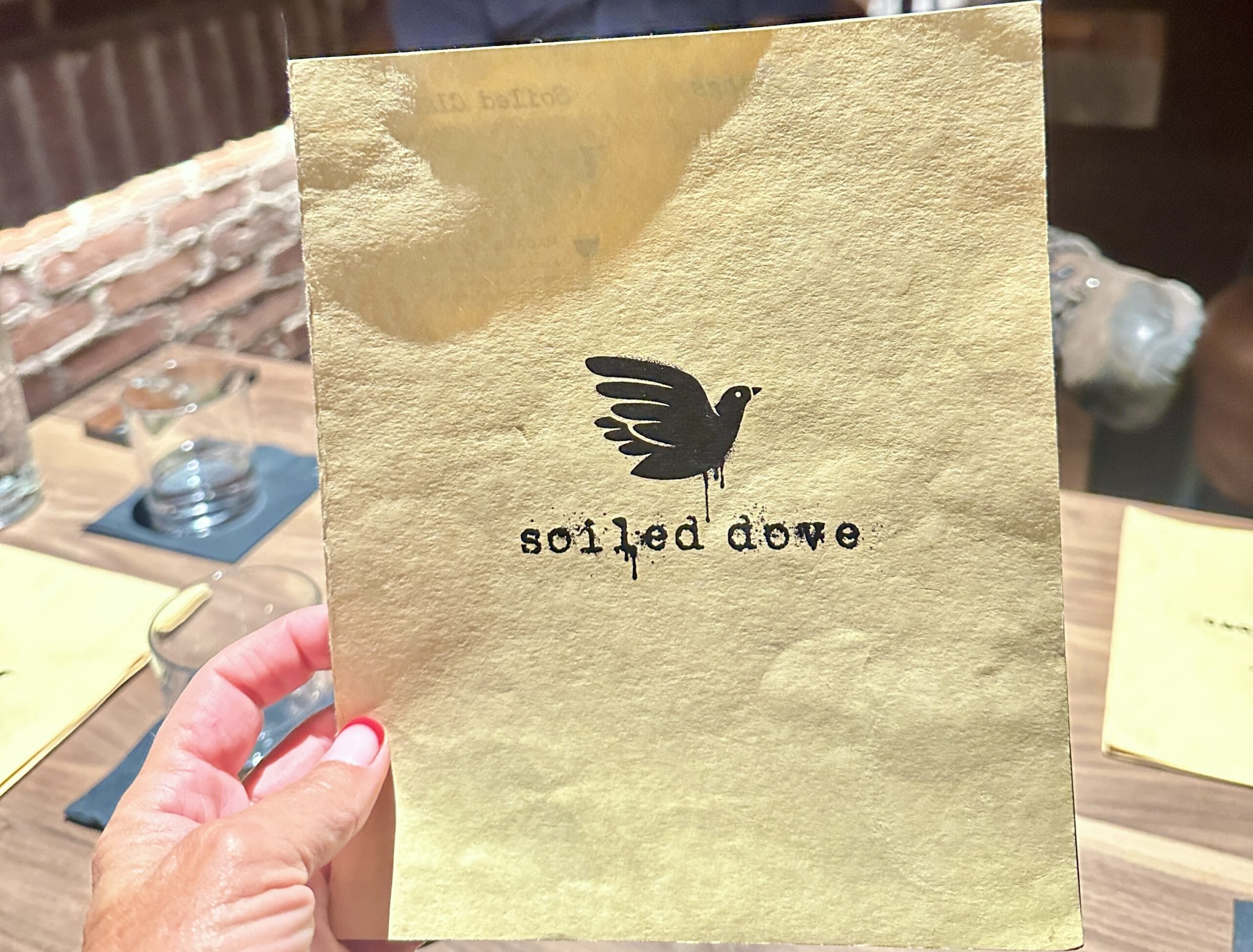 Soiled Dove's menu